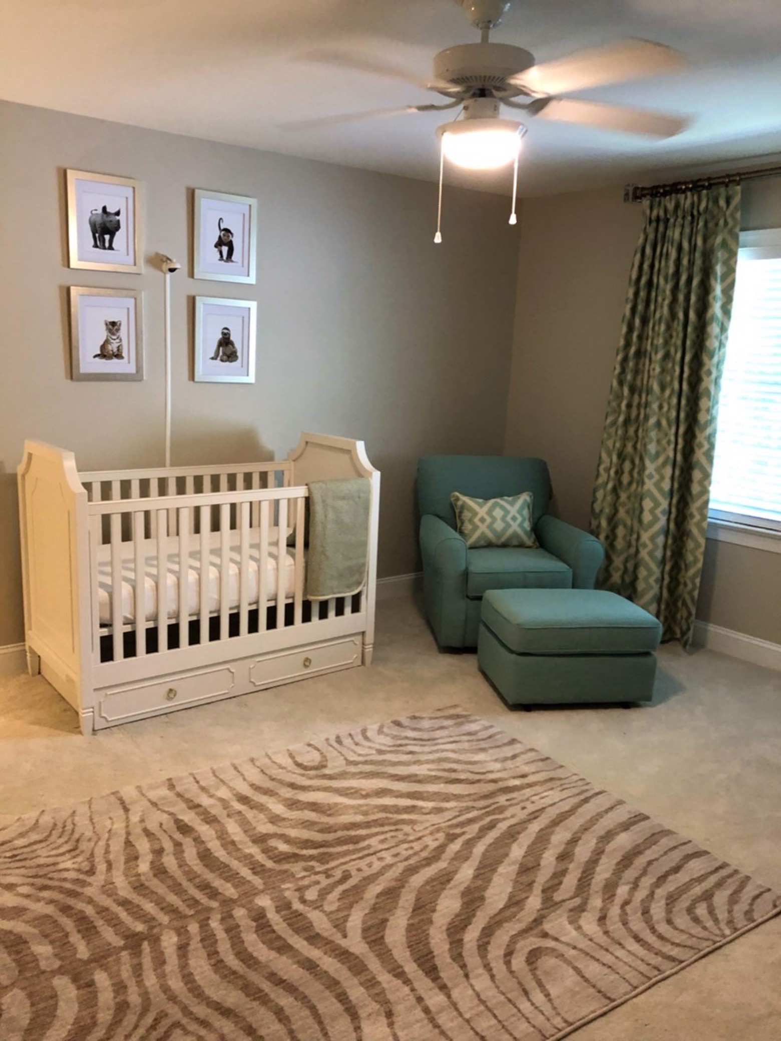 Swivel Rocker and Glider Ottoman for Baby Nursery by STORYTIME by Vera