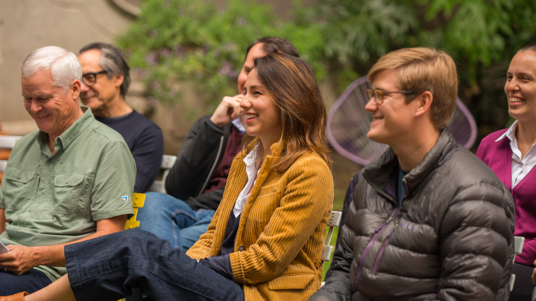 Sonia Gil, co-founder of Fluenz, leading a Spanish immersion activity in Mexico City with one of the program cohorts, showcasing the personalized coaching and cultural depth that define the Fluenz Spanish immersion experience.