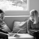 Student working closely with a Fluenz Spanish tutor during the Fluenz Bootcamp in Mexico City, an intensive one-on-one Spanish immersion program.