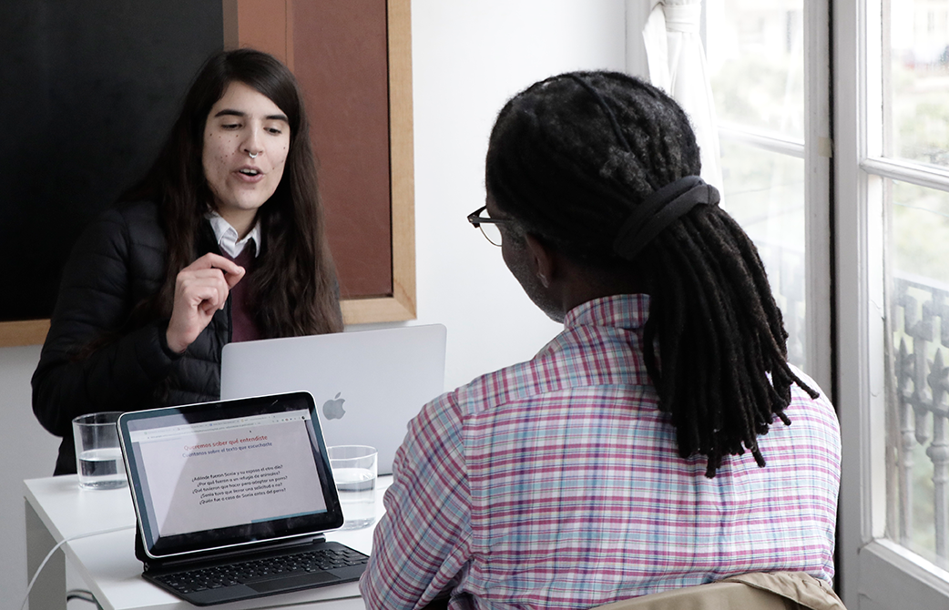Personalized one-on-one Spanish coaching at the Fluenz Spanish Bootcamp in Mexico City, where learners work directly with expert tutors.