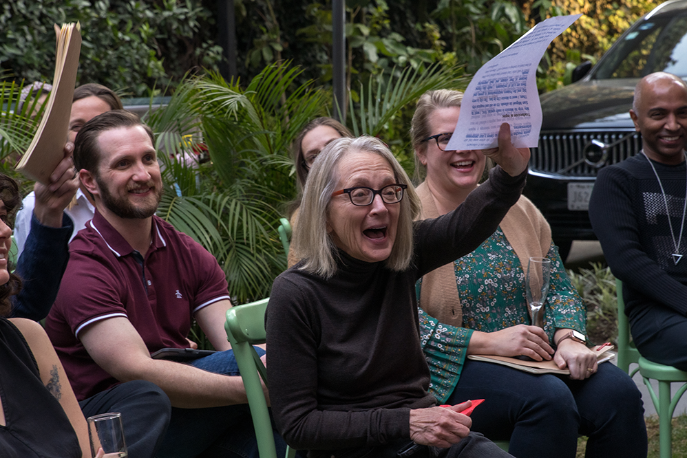 Adult learners celebrate progress during the Fluenz Spanish Immersion in Mexico City, the most intensive, high-touch, and highest-rated Spanish immersion program in the world.