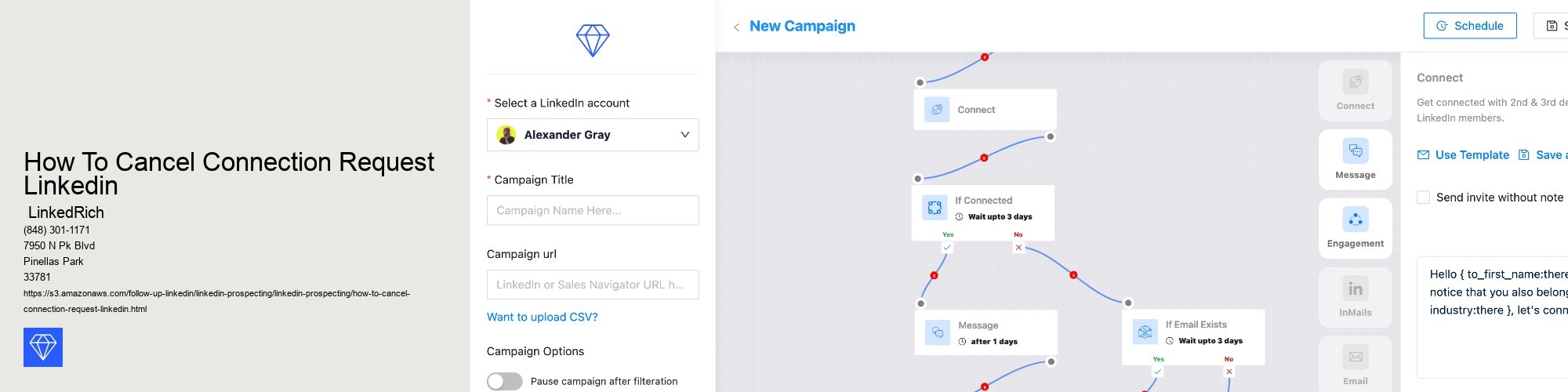 How To Cancel Connection Request Linkedin