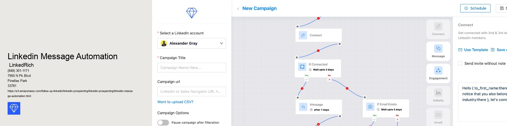 Linkedin Message Automation
