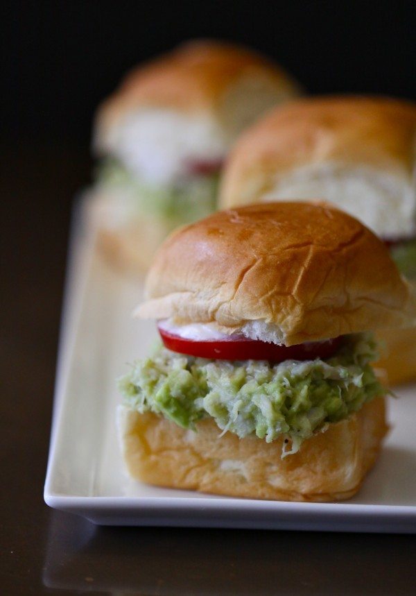 avocado crab sliders climing grier mountain