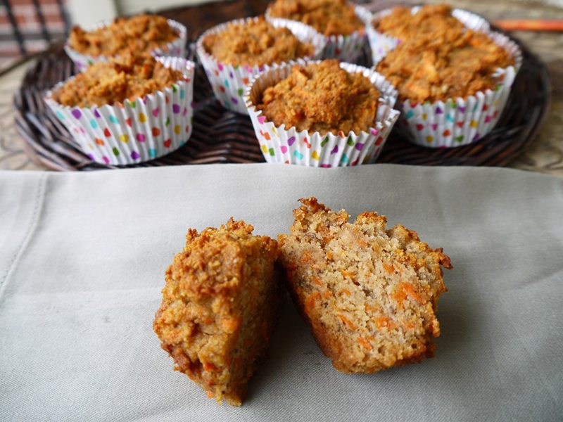 Carrot Cake Breakfast Muffins