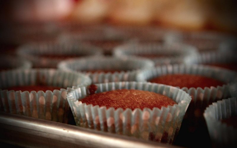Coffee Cupcakes w Espresso Syrup