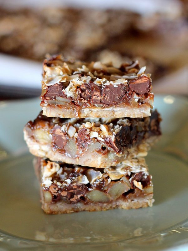 Paleo Magic Cookie Bars