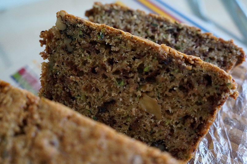 Zucchini Bread with Cloves and Raisins