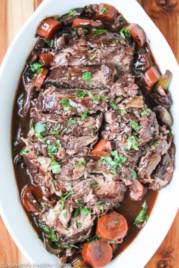 Slow Cooker Red Wine Pot Roast