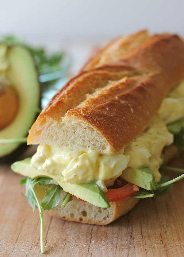 Greek Yogurt Egg Salad Sandwich