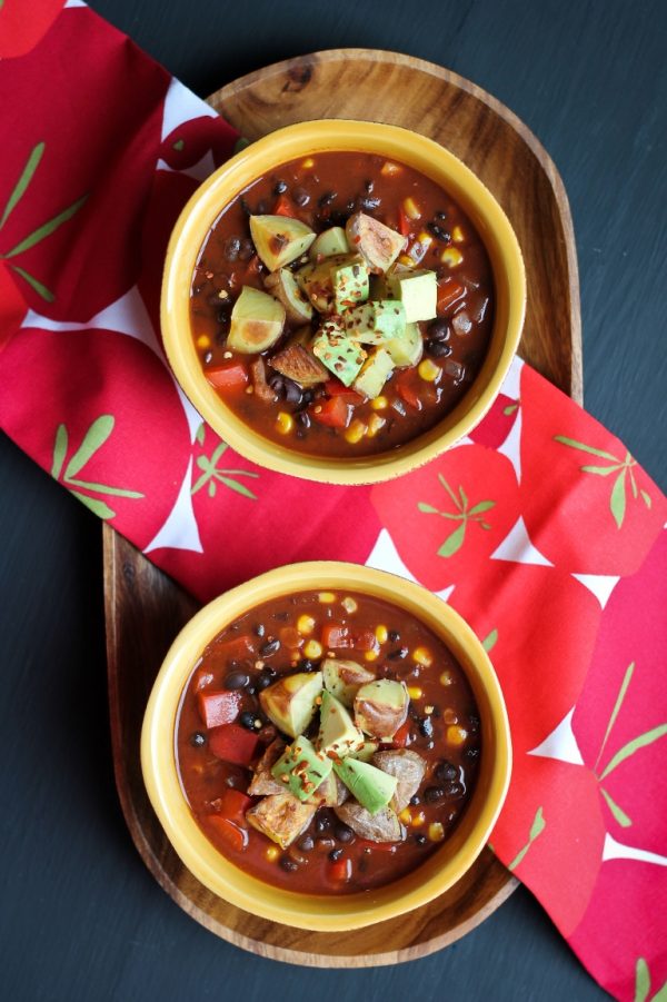 Cocoa Black Bean Chili