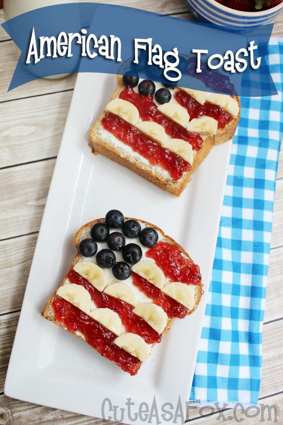 American Flag Toast