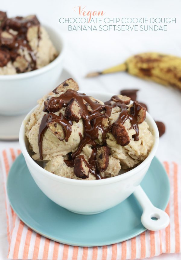 Chocolate Chip Cookie Dough Sundae