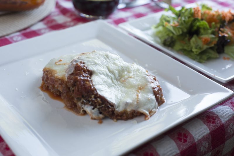 Quick Fried Eggplant Parmesan