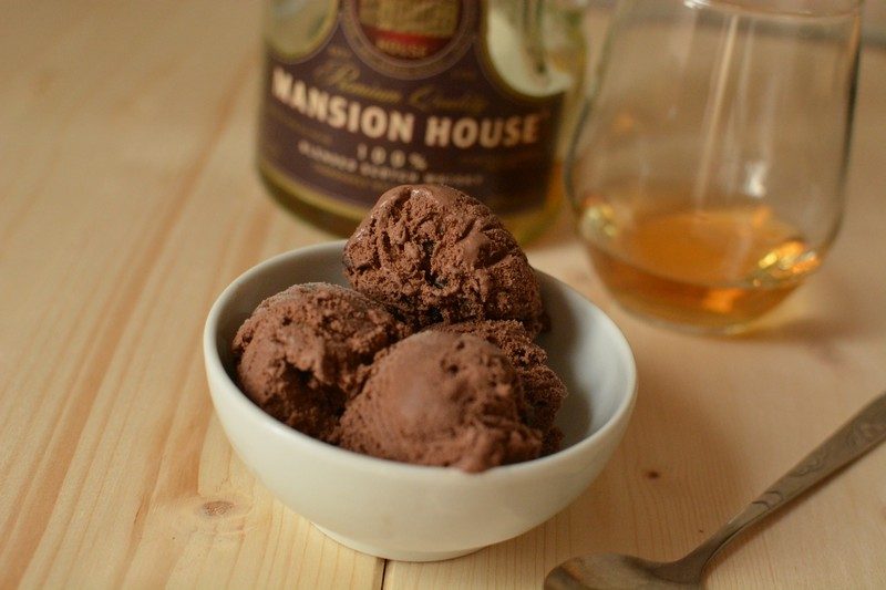 Quick & Easy Quick Chocolate and Whiskey Ice Cream