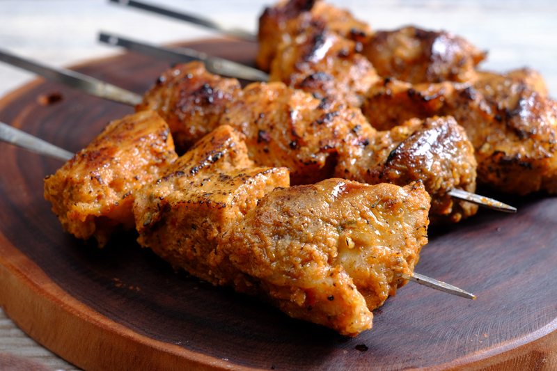 Sous Vide PiriPiri Pork Kabobs