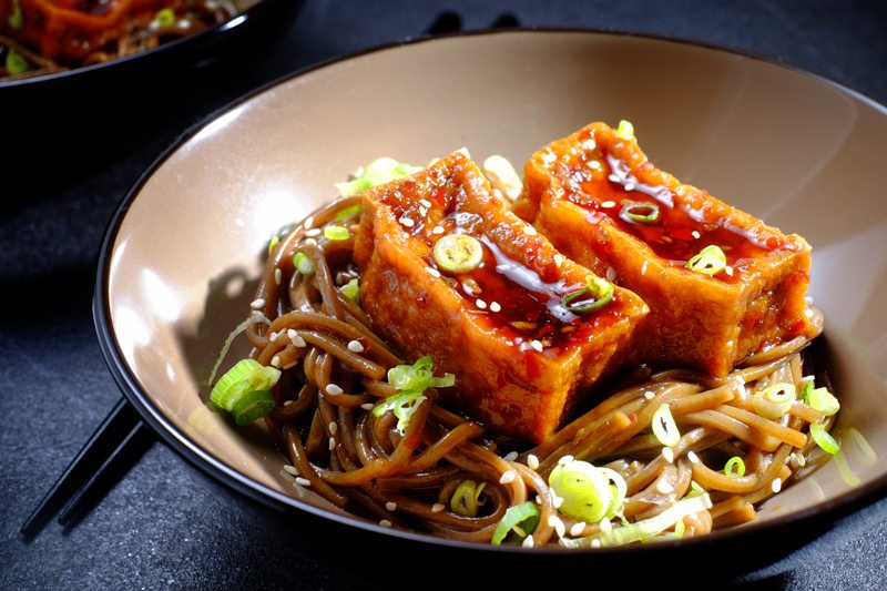 sous vide chili garlic tofu