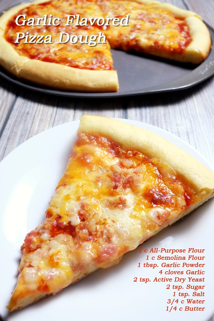 Garlic-Flavored Pizza Dough Recipe - Garlic Pizza Dough Recipe