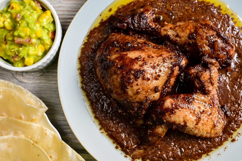 Slow Cooker Chicken Mole