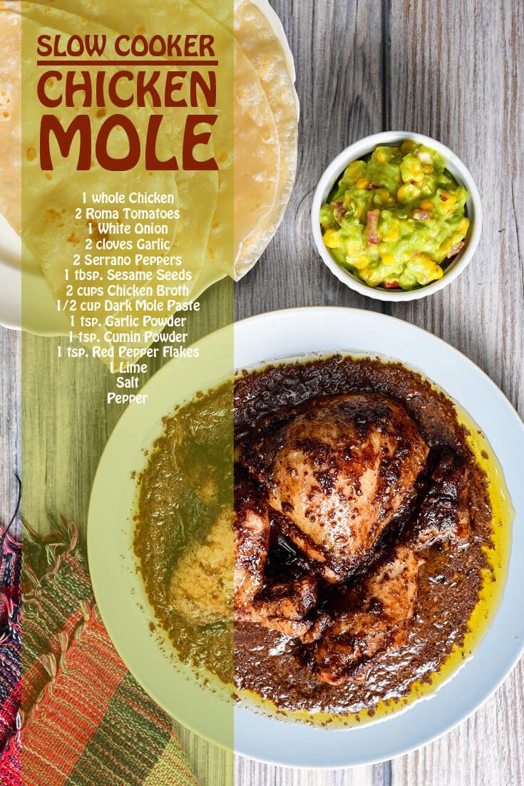 Slow Cooker Chicken Mole