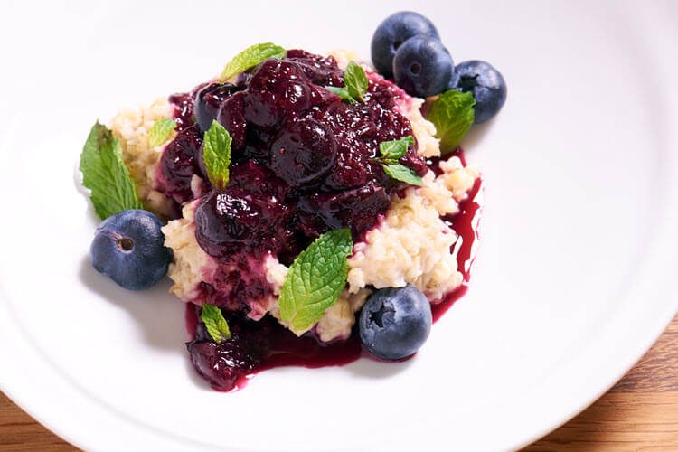 Sous Vide Blueberry Compote