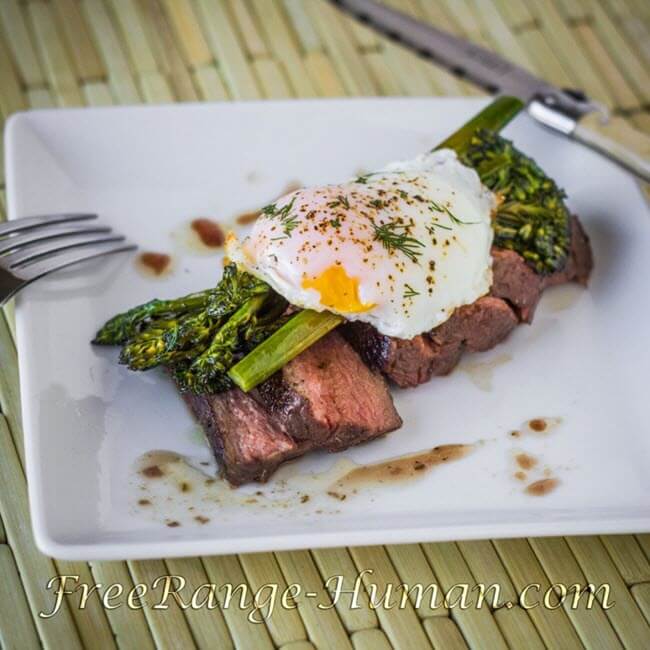 Sous Vide Sirloin Steak and Eggs