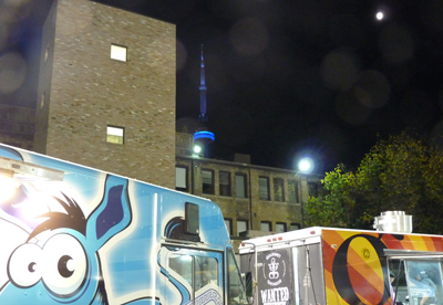 Trucks and CN Tower