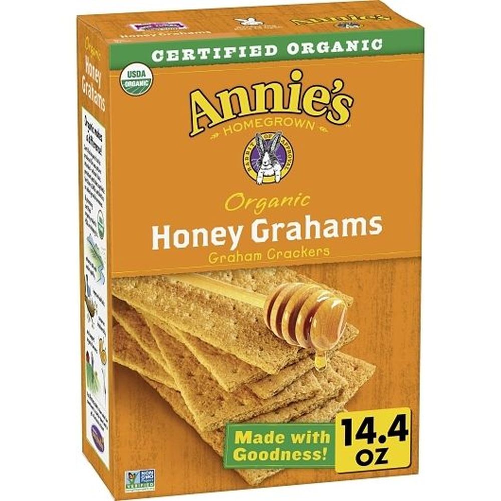Annie's Homegrown Organic Honey Graham Cracker, 14.4 Ounce -- 12 Per Case