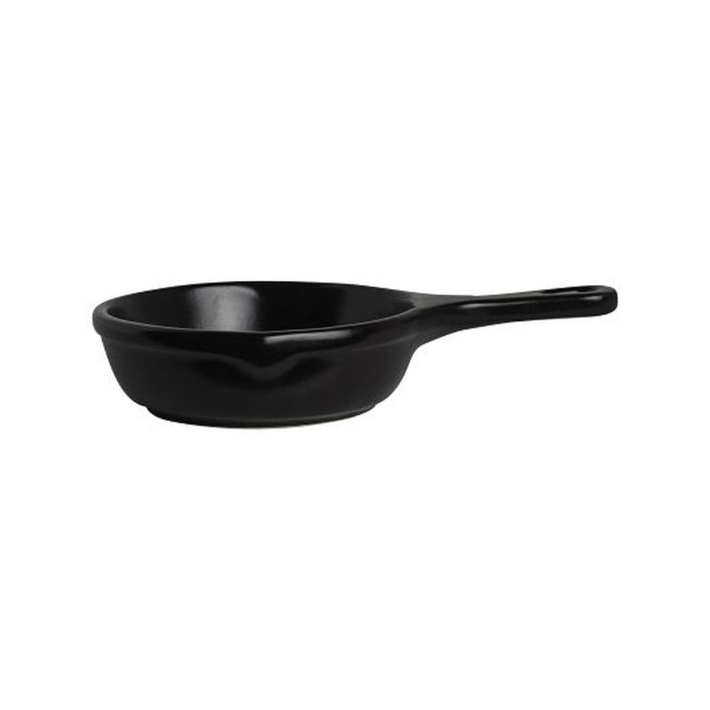 Anfora Matte Black 18 Ounce Cast Iron Skillet, 12 Count