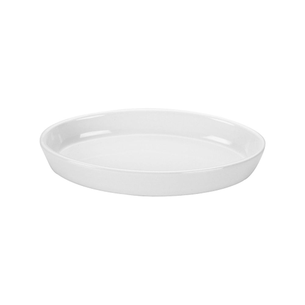 Diversified Hall Ultra White China Oval Baker, 1 Quart Capacity