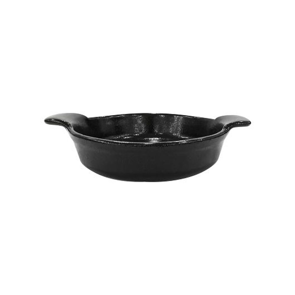 Anfora Black Iron 1 Quart Handled Round Baker, 12 Count