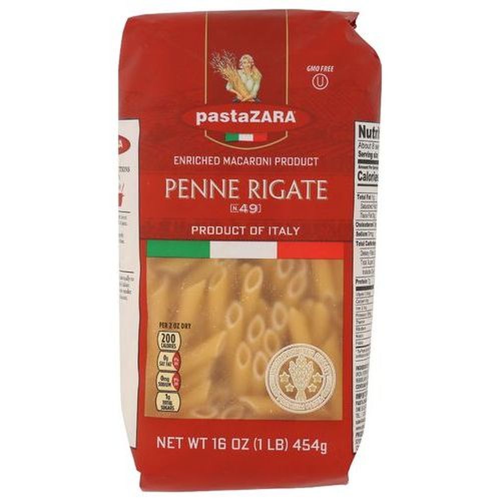Pasta Zara Penne Rigate Pasta, 16 Ounce -- 20 Per Case