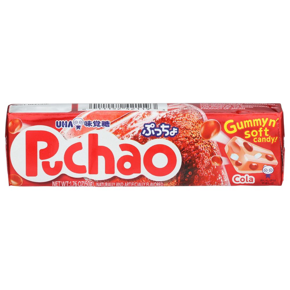 Uha Mikakuto Puchao Cola Soft Candy, 1.76 Ounce -- 10 Per Case