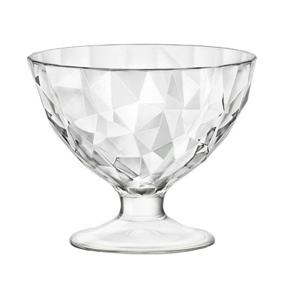 Bormioli Rocco Diamond Glass 8 Ounce Junior Dessert, 12 Count