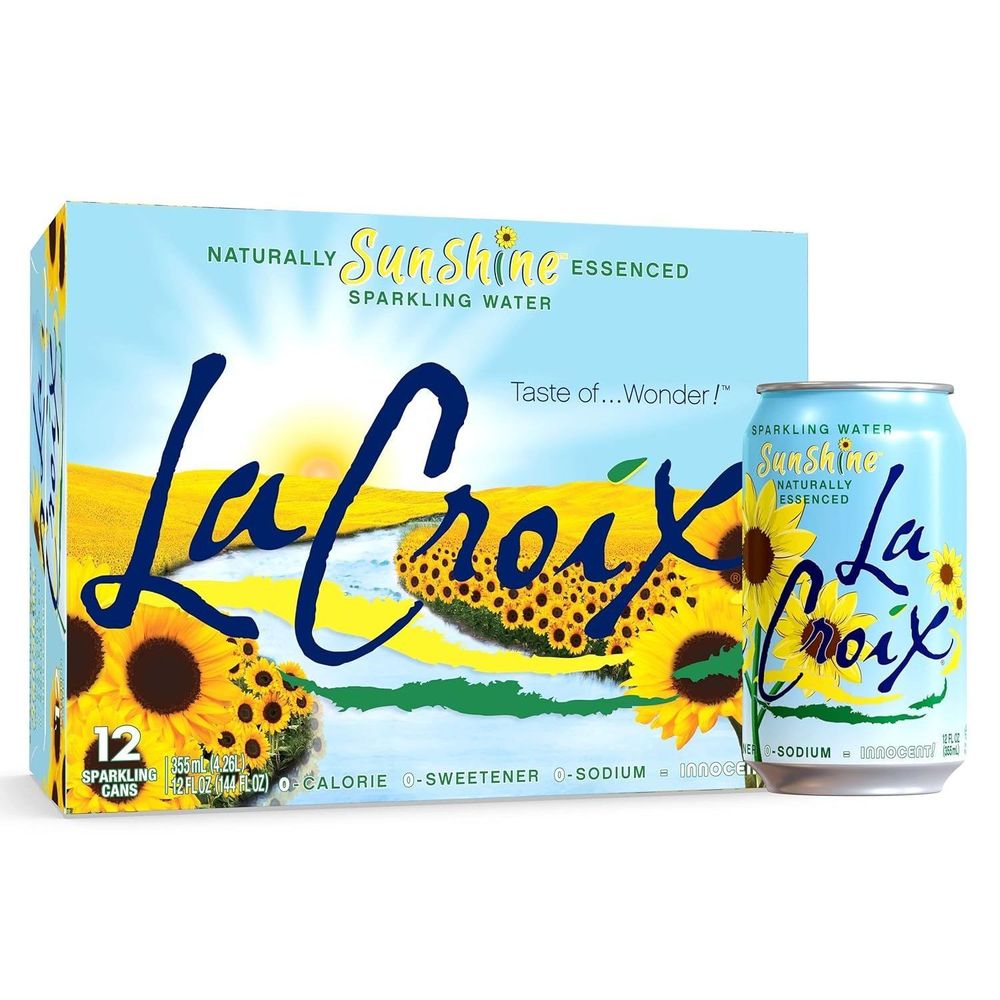 La Croix Sunshine Sparkling Water, 12 Fluid Ounce -- 24 Per Case