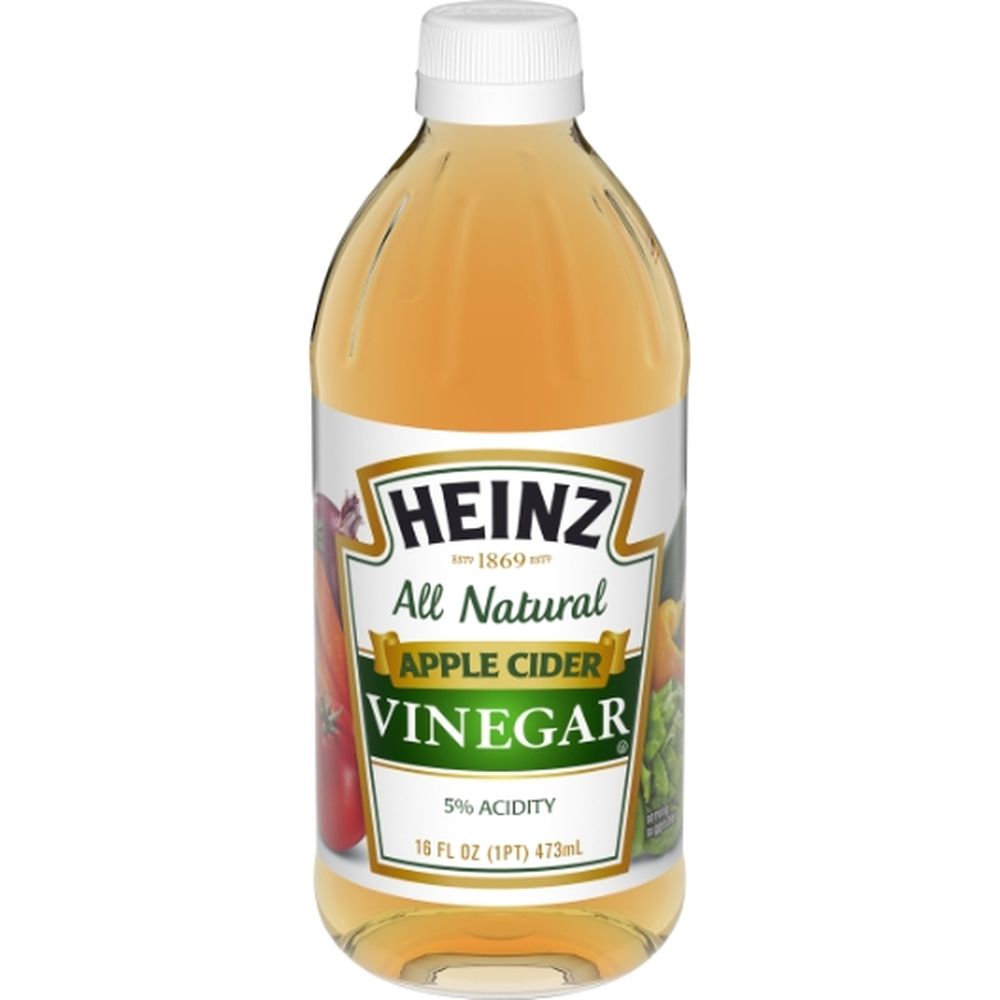 Heinz All Natural Apple Cider Vinegar With 5 Percent Acidity, 16 Fluid Ounce Bottle -- 12 Per Case