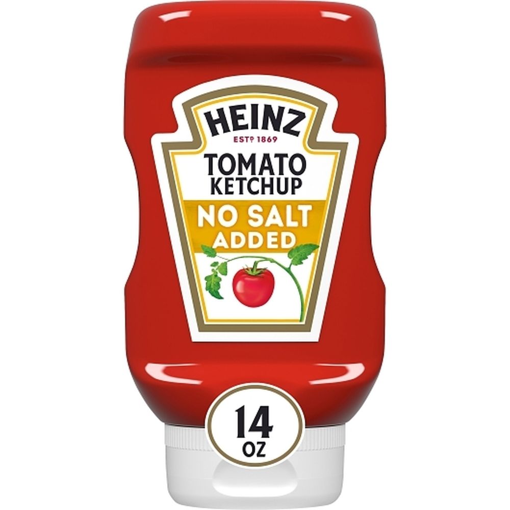 Heinz No Salt Ketchup, 14 Ounce -- 6 Per Case