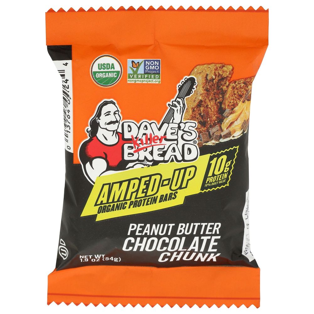 Organic Amped-Up Peanut Butter Chocolate Chunk Protein Bar