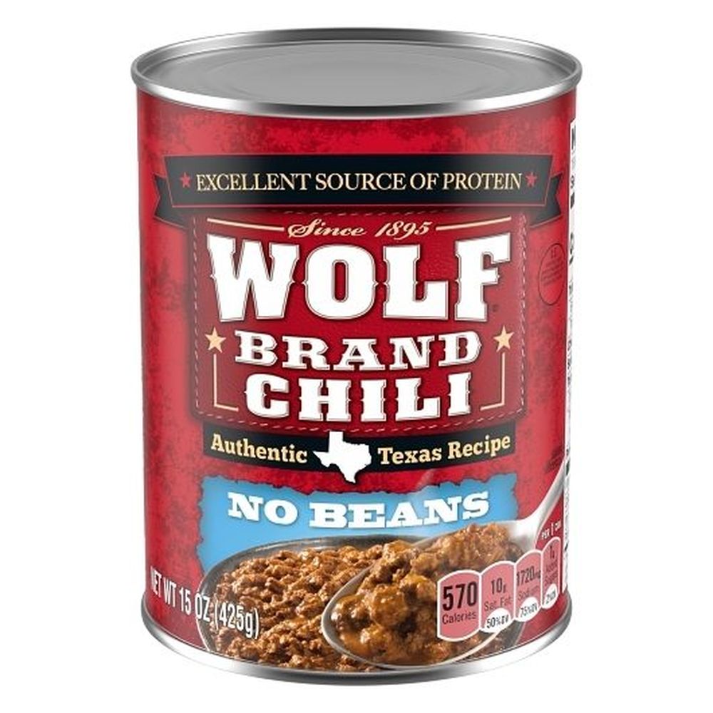 Wolf Brand Chili Without Beans, 15 Ounce -- 12 Per Case