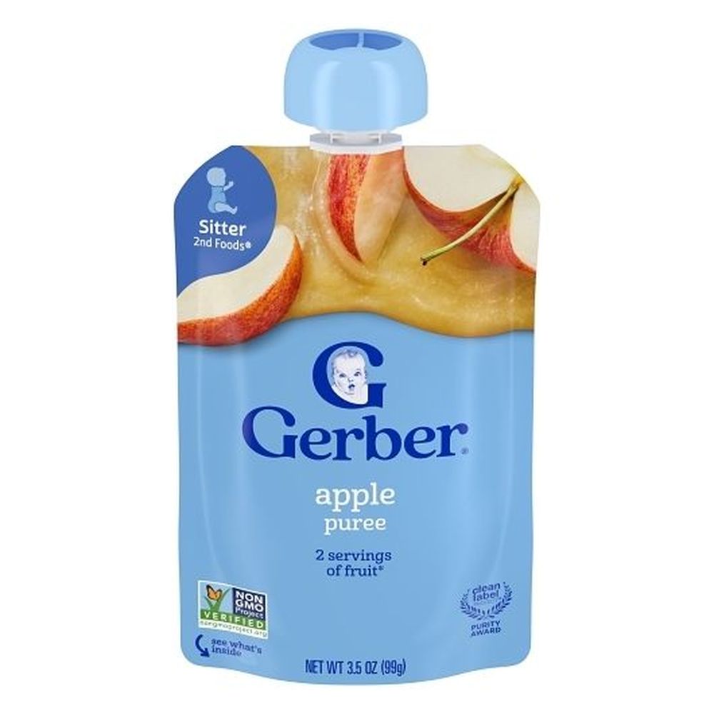 2nd Foods Apple Puree Baby Food for Sitter