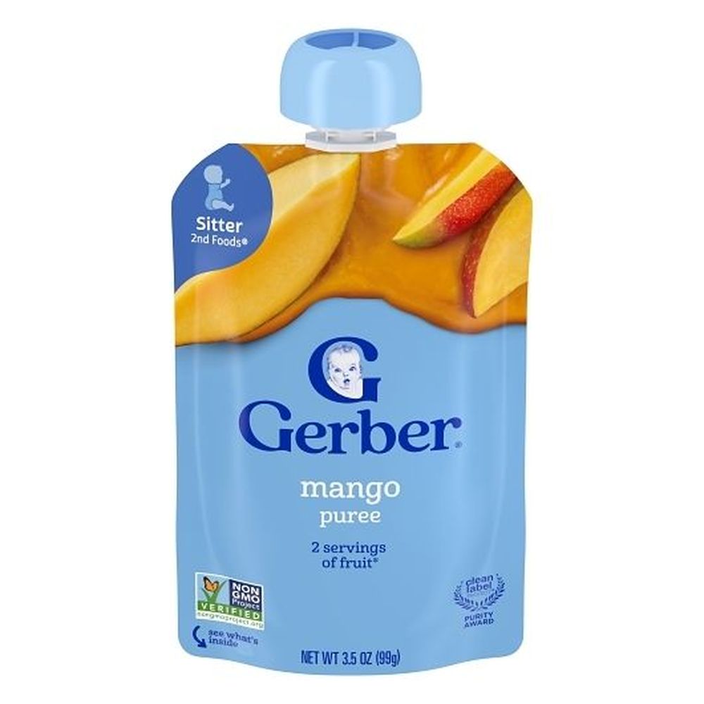 2nd Foods Mango Puree Baby Food for Sitter