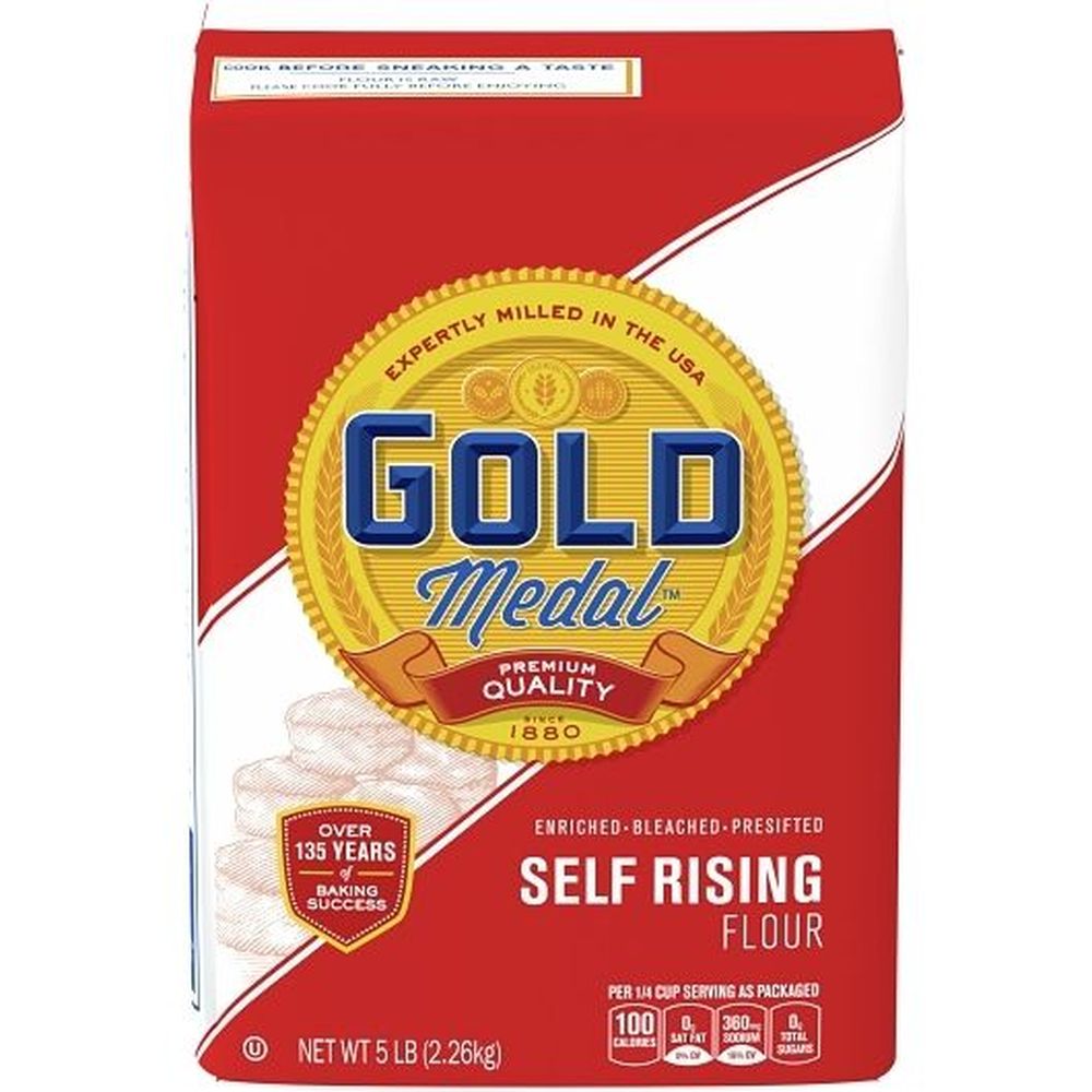 Gold Medal Bleached Enriched Pre-sifted Self Rising Flour, 5 Pound -- 8 Per Case