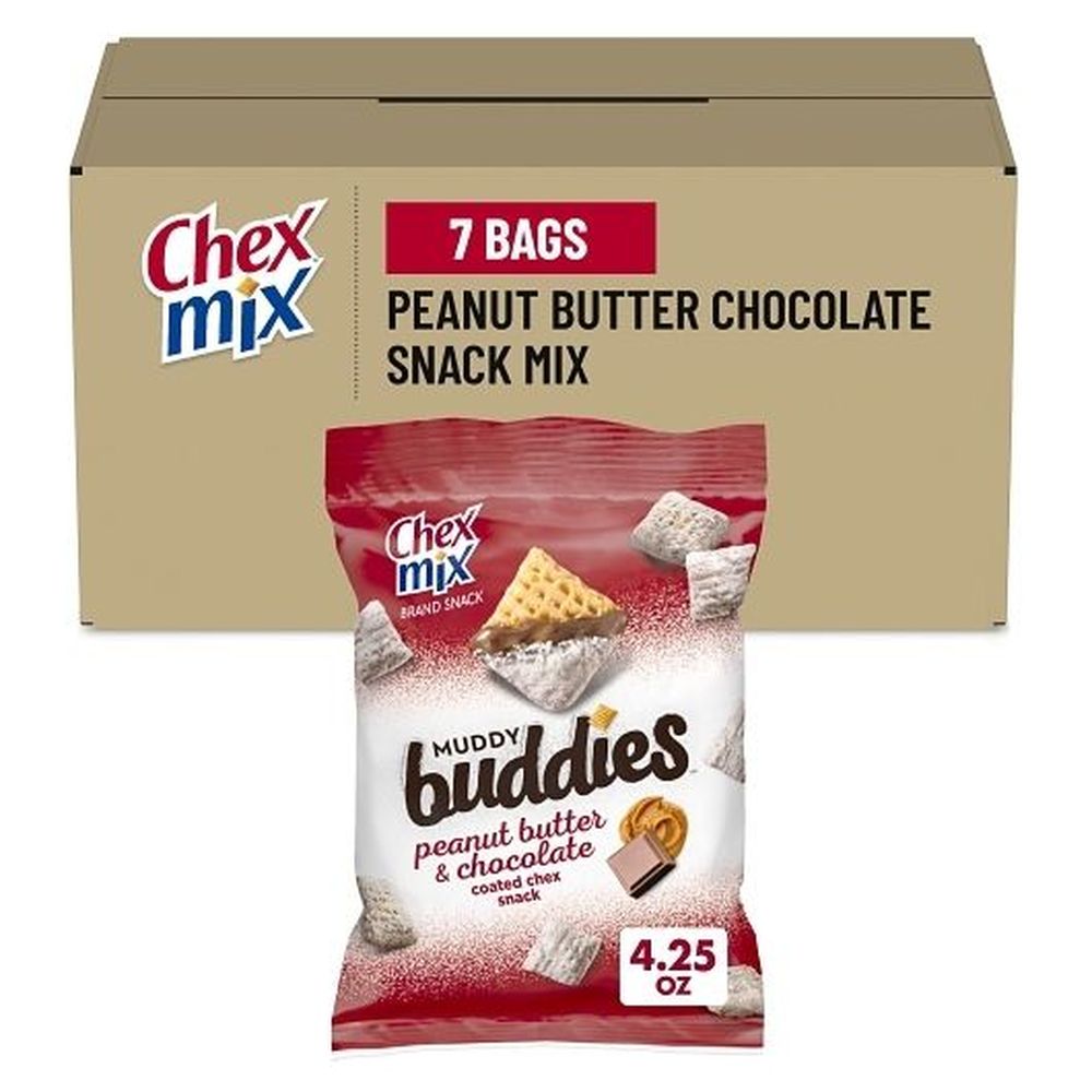 Muddy Buddies Peanut Butter Chocolate Snack Mix, 4.5 Ounce -- 7 Per Case