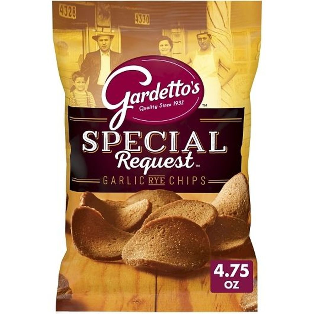 Gardetto's Special Request Rye Roasted Garlic Chips, 4.75 Ounce -- 7 Per Case
