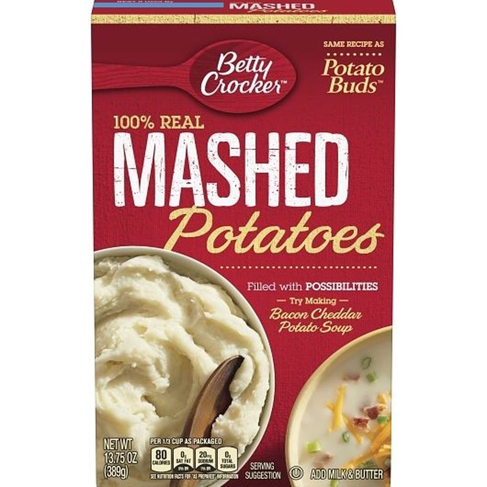 Betty Crocker Mashed Potato Buds, 13.75 Ounce -- 6 Per Case