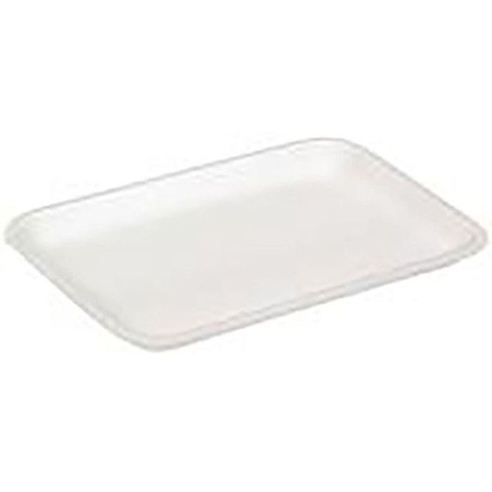 Evergreen White Polystyrene Foam 4S Supermarket Tray