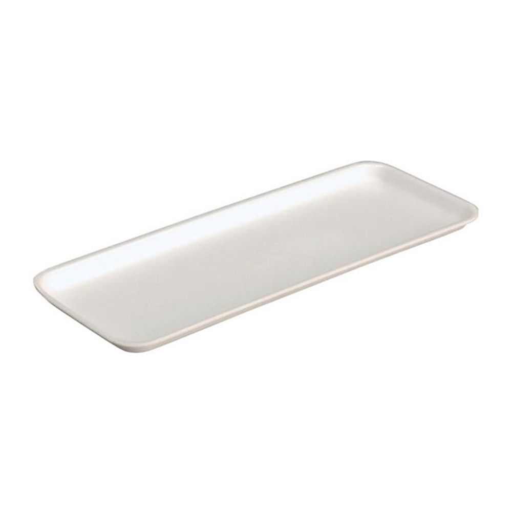 Evergreen White Polystyrene Foam 10S Supermarket Tray