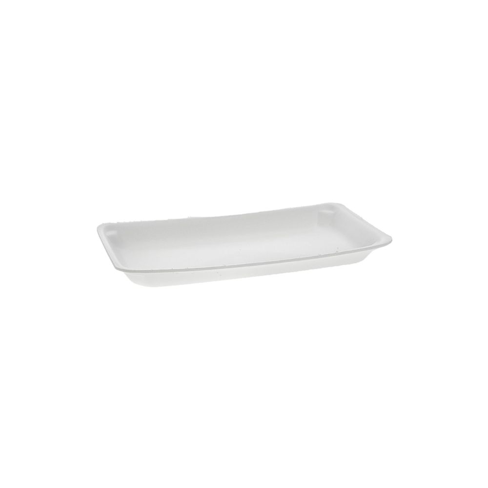 Evergreen White Polystyrene Foam 10P Supermarket Tray