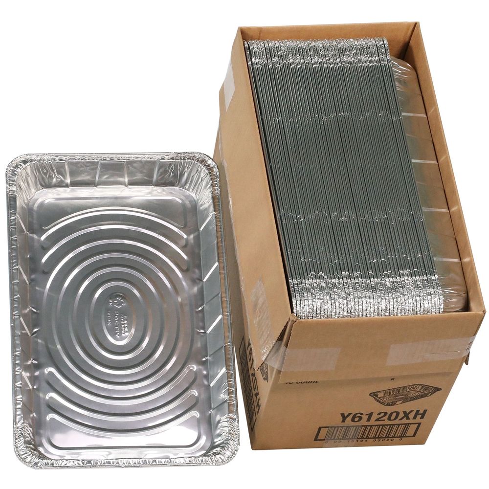 Evergreen Aluminum Silver Medium Depth Full Size Steam Table Pan