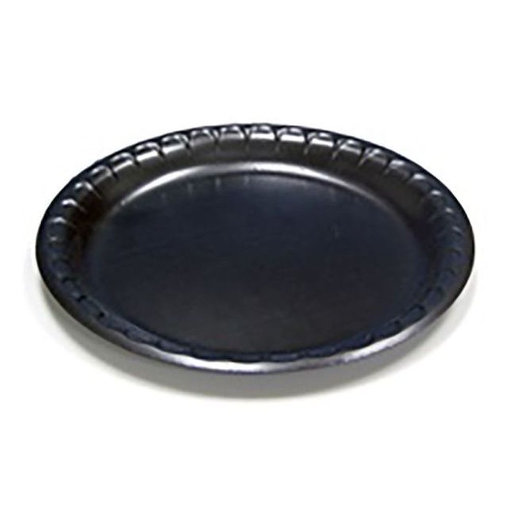 Placesetter Black Foam Deluxe Laminated Plate, 10.25 Inch -- 540 Per Case